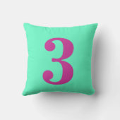 3番の装飾用クッション クッション (裏面)