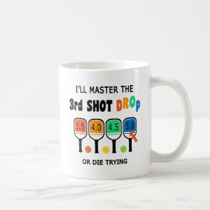 3番目のショットドロップピックルおもしろいボール コーヒーマグカップ