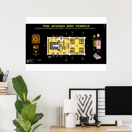 3番目のテンプルレイアウト ポスター (ホームオフィス)