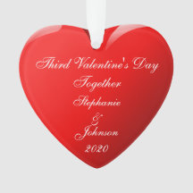 3番目のバレンタインデーの名前ハートレッド