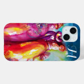 3番目のマスクのベネチアンマスカレードモノグラム Case-Mate iPhoneケース (裏面 (横))