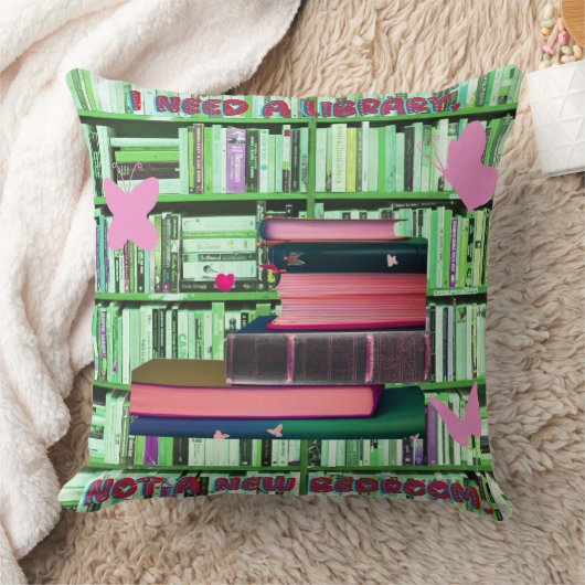 3番目の寝室ではなく図書館が必要だ….. クッション (ブランケット)