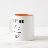 3番目の派生的なJerk数学の学生でない教え ツートーンマグカップ (正面左)