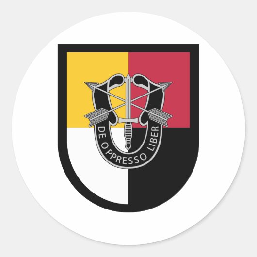 3番目の特殊部隊グループフラッシュ ラウンドシール (正面)