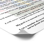 3番目の特殊部隊グループ退役軍人ベッツcreedプリント ポスター (角)