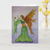 3番目の目の妖精のグリーテ空白のィングカード カード (黄色い花)