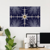 3番目の目 – フラクタル ポスター (ホームオフィス)