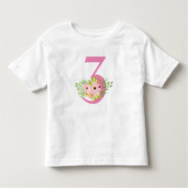 3番目の花 トドラーTシャツ