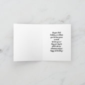 3番目の誕生日バルーンカード カード (内部)