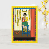 3番目のAct_B_グリーティングカード カード (黄色い花)