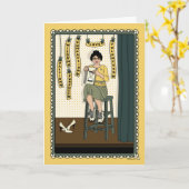 3番目のAct_C_グリーティングカード カード (黄色い花)