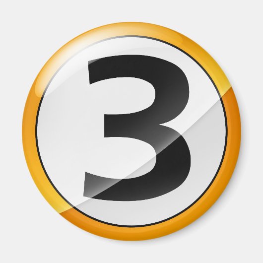 3番金ゴールド マグネット (正面)