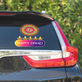 3番.ハッピーディワリインドの光のフェスティバル シール