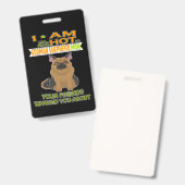 3私はドイツの精神病の羊飼いの女の子あなたの友人 バッジ (正面＆裏面)