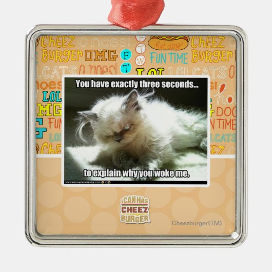 3秒 メタルオーナメント (正面)