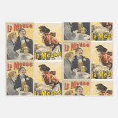 3種類のデザイン ラッピングペーパーシート (正面3)