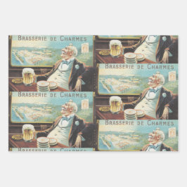 3種類のデザイン ラッピングペーパーシート