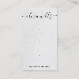 3穴グレースクリプトイヤリング表示ホルダー 名刺