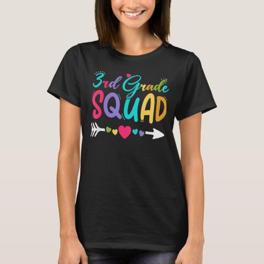 3等分隊3等先生学生バックT Tシャツ (正面)