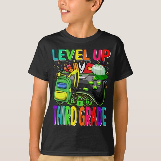 3等級上新学期のロック解除 Tシャツ (正面)