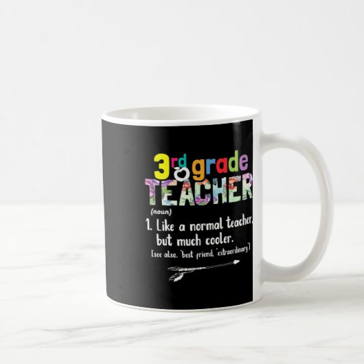 3級先生新学期ギフト3級Te コーヒーマグカップ (右)