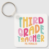 3級先生評価カラフル キーホルダー (正面)