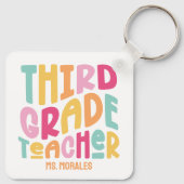 3級先生評価カラフル キーホルダー (裏面)