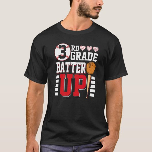 3級新学期3級バッターアップベース Tシャツ (正面)