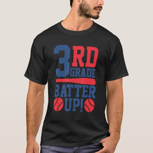 3級新学期3級バッターアップベース Tシャツ (正面)