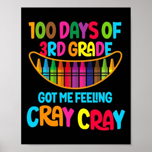 3級Meの得Crayの100感じ日 ポスター (正面)