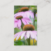 3紫色Coneflowers 名刺 (裏面)