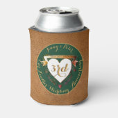 3結婚周年記念レザー(画像クール) 缶クーラー (缶裏面)