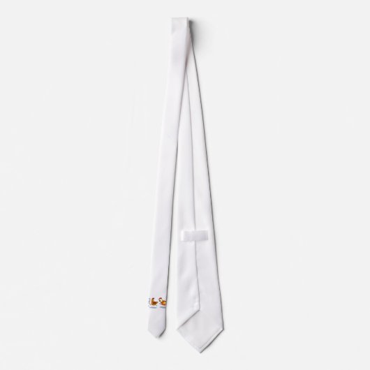 3羽のひよこ ネクタイ (裏面)