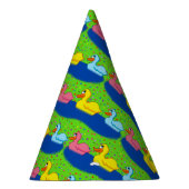 3羽のアヒルはパーティーの帽子を壁紙を張ります パーティーハット (右)