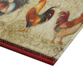 3羽のオンドリ カッティングボード (角)