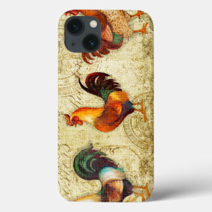 3羽のオンドリ iPhone 13ケース