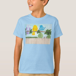 3羽のカラフルな鳥 Tシャツ