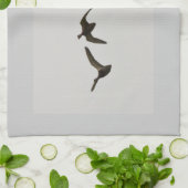 3羽のガチョウ キッチンタオル (折り畳み)