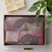 3羽のフクロウのティッシュペーパー 薄葉紙 (ギフト)