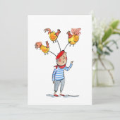 3羽のフランスの雌鳥 招待状 (スタンド正面)