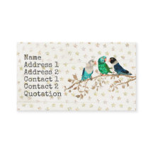 3羽の小さい鳥の名刺