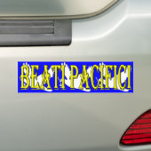 3羽の白い鳩上のラテンによって賛美される調印者 バンパーステッカー (車上)