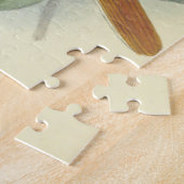 3羽の鳥が枝に止まるパズル ジグソーパズル (側面)