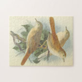 3羽の鳥が枝に止まるパズル ジグソーパズル (横)