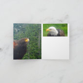 3羽の鳥のすべての行事のメッセージカード カード (内部)