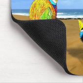 3羽の鳥のマウスパッド マウスパッド (コーナー)