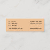 3羽の鳥の名刺 スキニー名刺 (裏面)