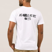 3羽の鳥1個の石 Tシャツ (裏面)