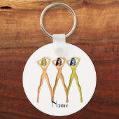 3脚レディーススタンディングサンダー_コーブスクエア キーホルダー (裏面)