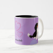 3色のカバリエカスタムデザイン     ツートーンマグカップ (正面右)